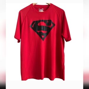 Red Superman Under Armour Compression T-shirt